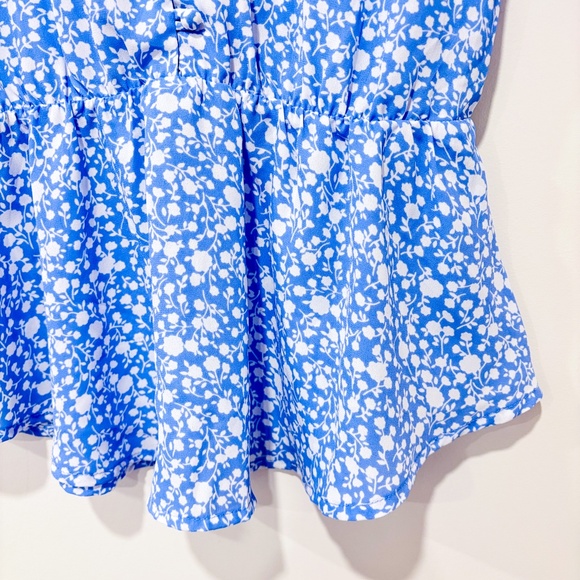 SIENNA SKY Blue flow floral top - Picture 5 of 6